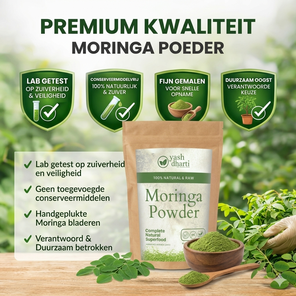 Yash Dharti Biologische Moringa Poeder 200g